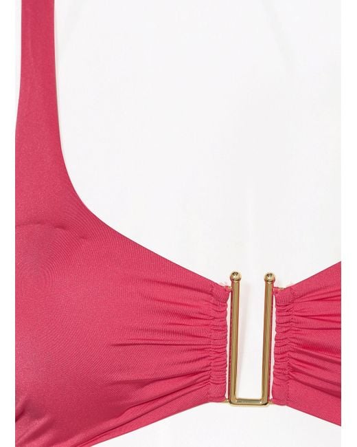 Mrs & HUGS Pink Bralette-Bikini-Top