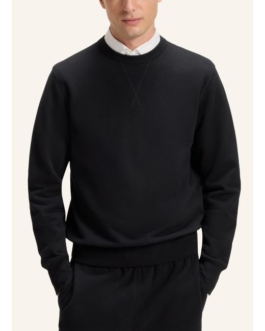 Boss Sweatshirt SHARPE 7_DB Regular Fit in Black für Herren