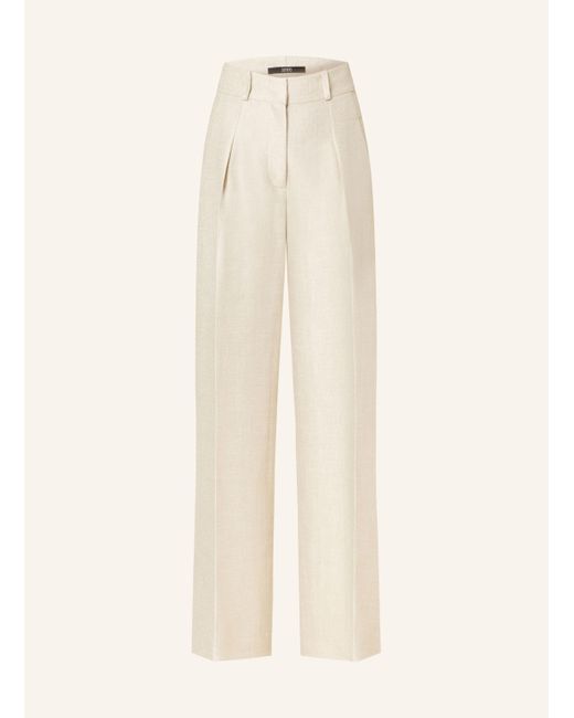 Sly010 Natural Marlenehose FLORA mit Leinen