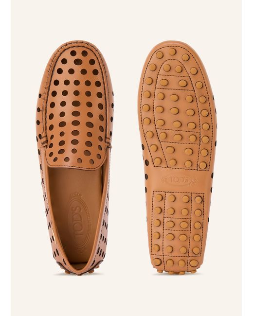 Tod's Brown Slipper GOMMINO