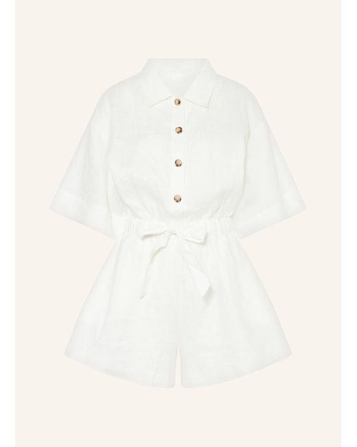 Lezu Natural Leinen-Jumpsuit CLEO