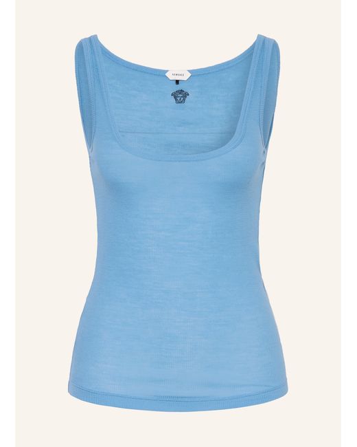 Versace Blue Top