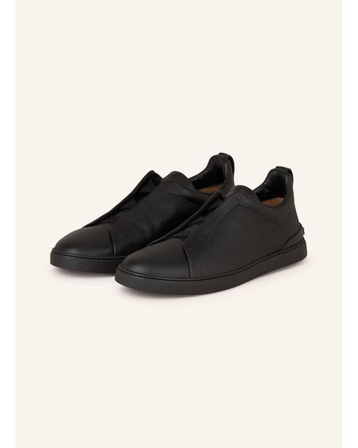 Zegna Slip-on-Sneaker TRIPLE STITCHTM in Black für Herren