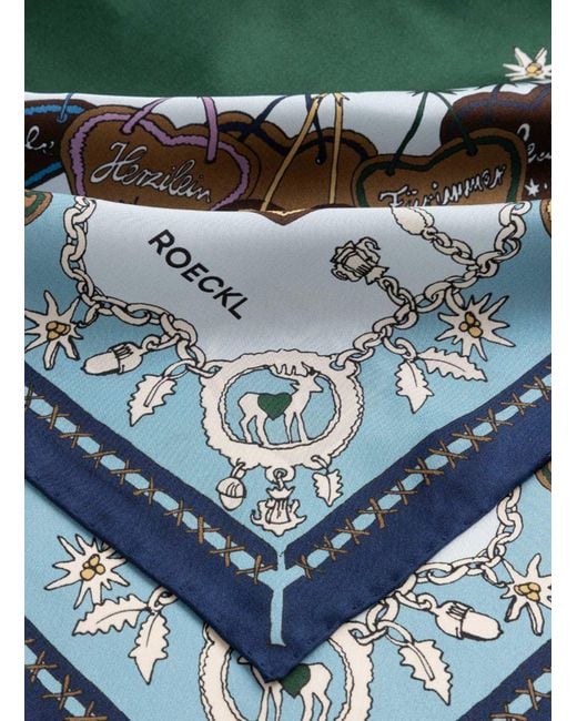 Roeckl Blue Seidentuch ANNI