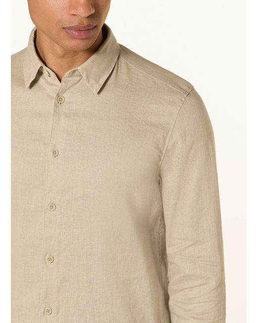 Drykorn Hemd RAMIS Regular Fit aus Leinen in Natural für Herren