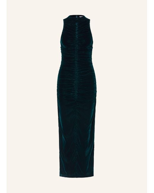 Reiss Blue Samtkleid