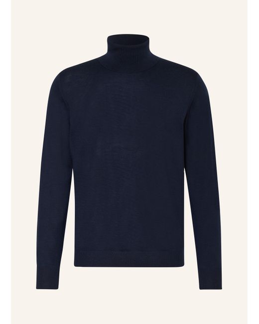 STROKESMAN'S Rollkragenpullover aus Merinowolle in Blue für Herren