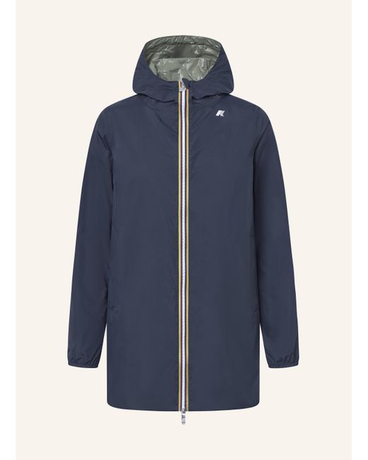 K-Way Blue Funktionsjacke SOPHIE PLUS 2 DOUBLE zum Wenden