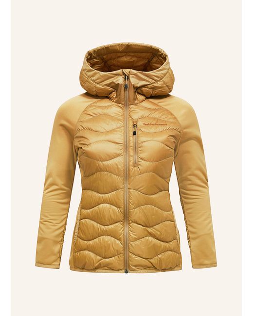 Peak Performance Yellow Hybrid-Daunenjacke HELIUM