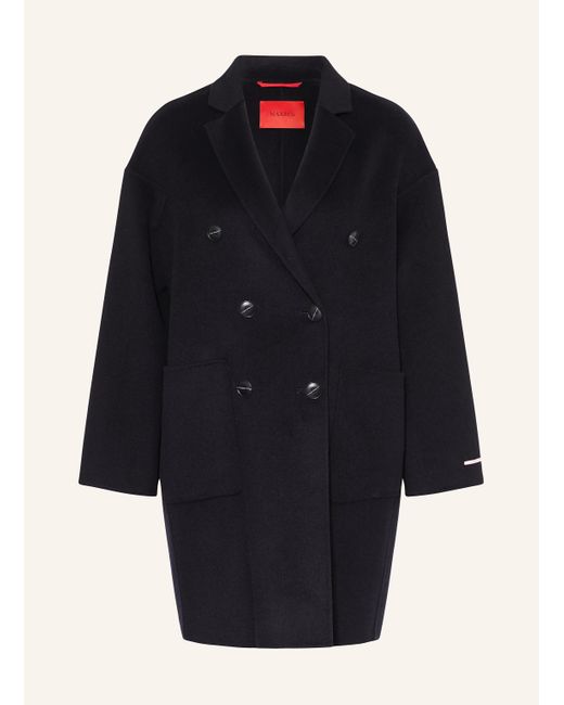 MAX&Co. Blue Wollmantel LONGRUN