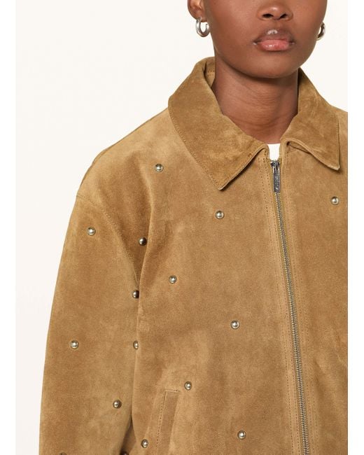 STUDIO AR Natural Lederjacke TINA mit Nieten
