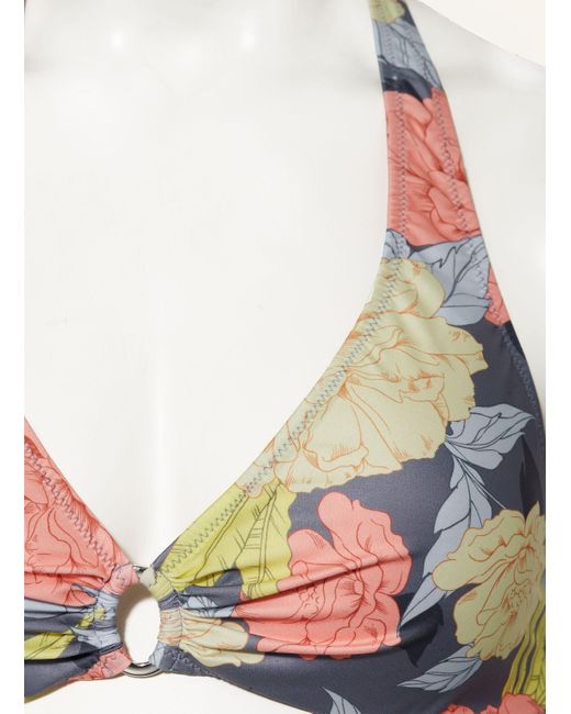 LIDEA® Multicolor Neckholder-Bikini-Top FLOWER NOSTALGIA