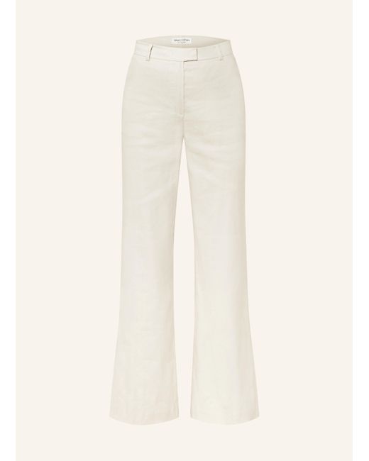 Marc O' Polo Natural Marlenehose mit Leinen