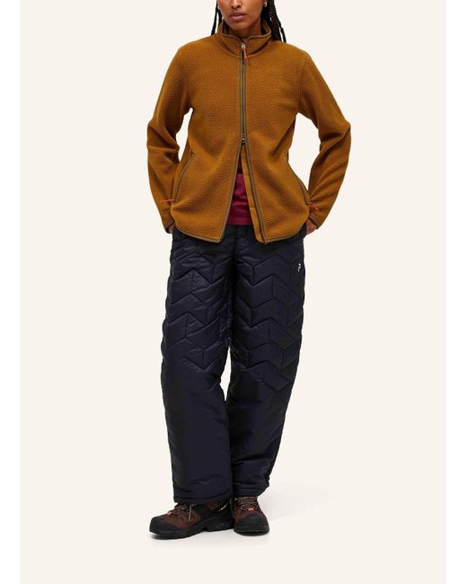 Peak Performance Brown Fleecejacke