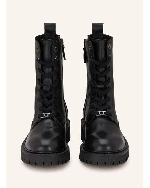 Marc O' Polo Black Schnürstiefel PHIA 15A