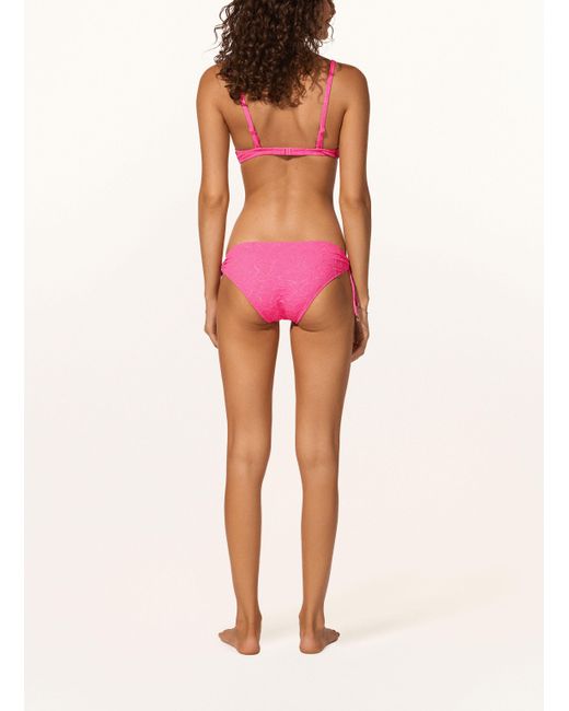 watercult Pink Bügel-Bikini-Top SUPERNOVA mit Glitzergarn