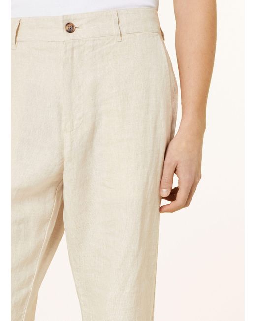 NN07 Leinenhose ADEN Regular Fit in Natural für Herren
