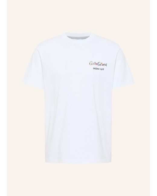 carlo colucci T-Shirt "Buon Appetito" DI COSIMO in White für Herren