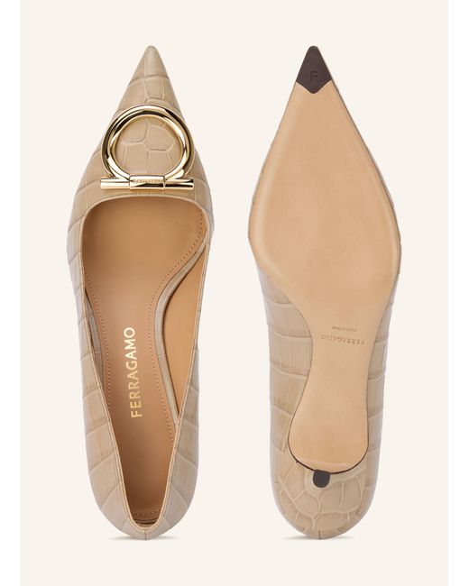 Ferragamo Natural Pumps LARA