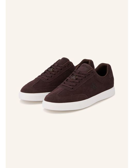 Calvin Klein Sneaker in Brown für Herren