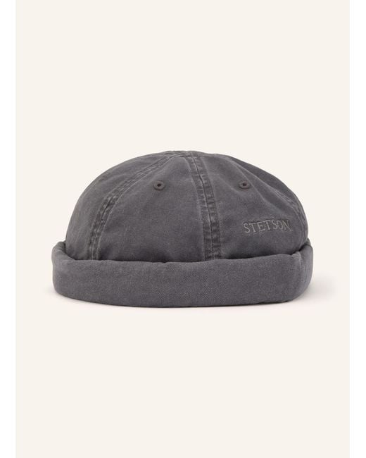 Stetson Mütze DOCKER in Gray für Herren