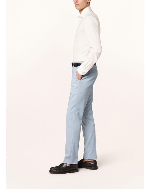Roy Robson Anzughose Slim Fit aus Jersey in Blue für Herren