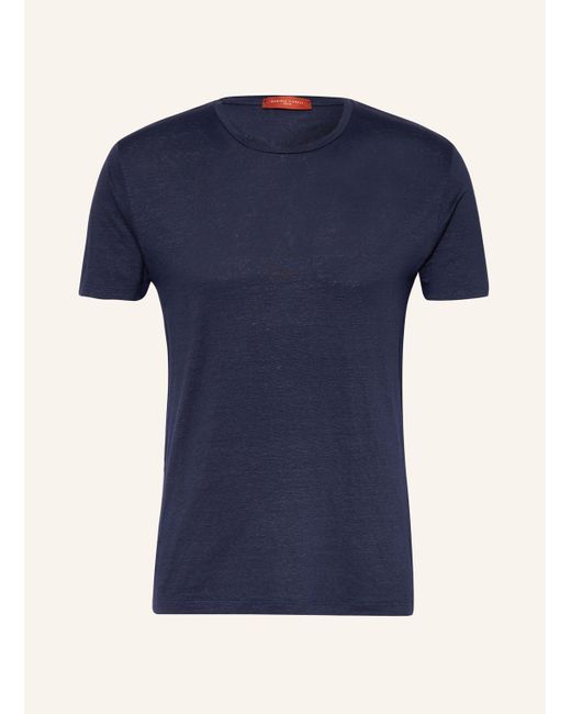 Daniele Fiesoli T-Shirt aus Leinen in Blue für Herren