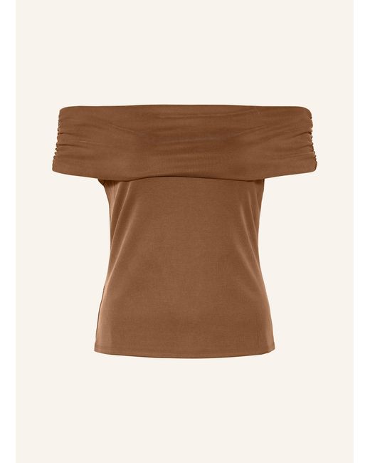 Ba&sh Brown Off-Shoulder-Top BENE