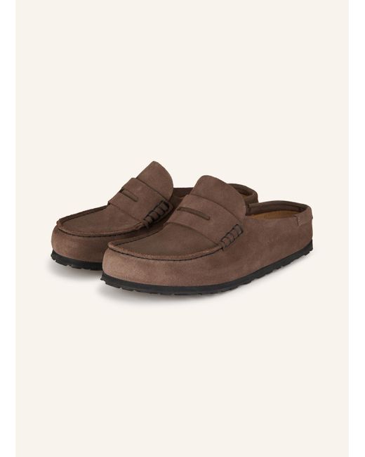 Birkenstock Brown Mules NAPLES WRAPPED