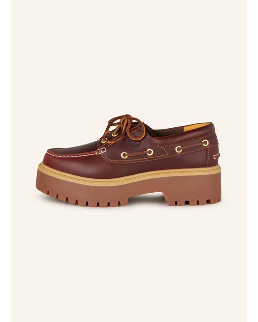 Timberland Brown Bootsschuhe