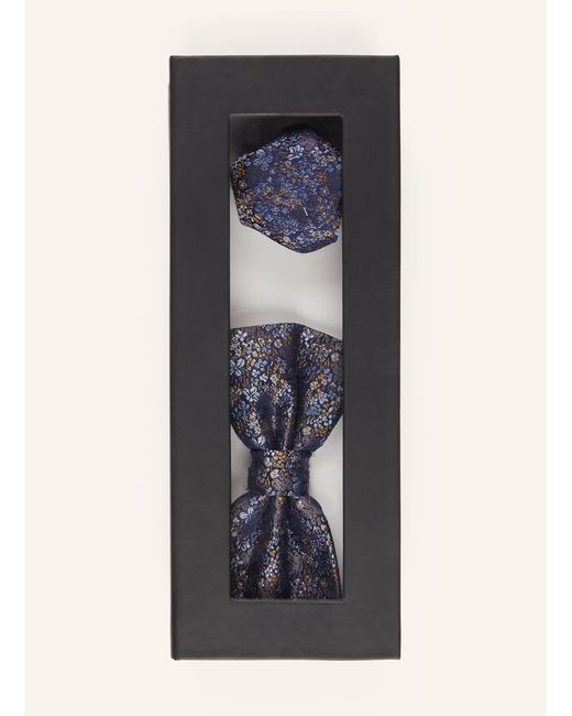 Paul Smith Set: Fliege und Einstecktuch in Blue für Herren