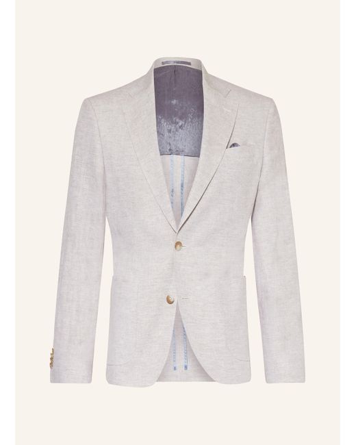 Sand Copenhagen Anzugsakko Slim Fit mit Leinen in White für Herren