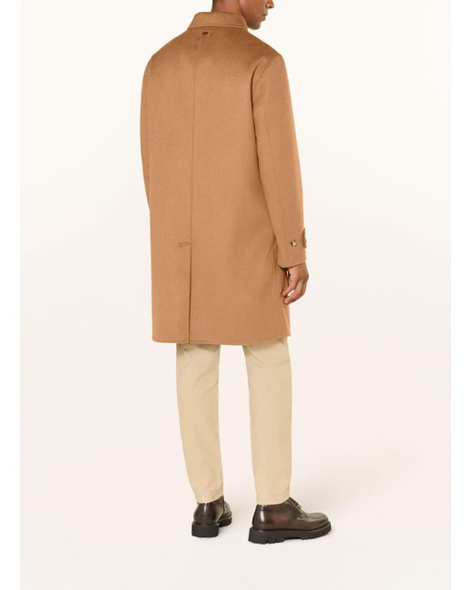 Tommy Hilfiger Wollmantel in Natural für Herren