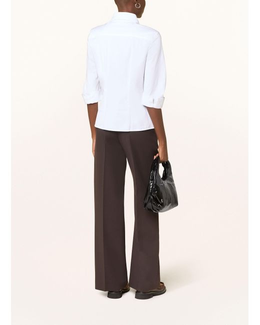Marc Cain White Hemdbluse mit 3/4-Arm