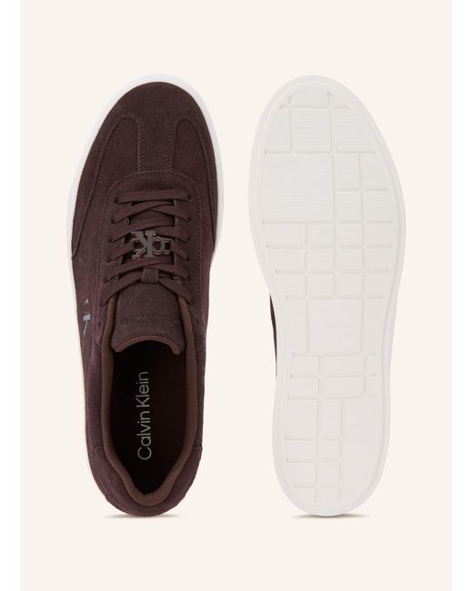 Calvin Klein Sneaker in Brown für Herren