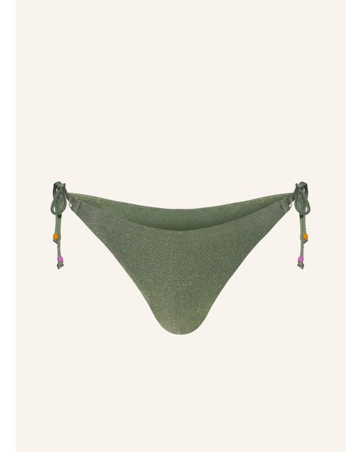 Banana Moon Green Triangel-Bikini-Hose SEAGLITTER LINA mit Glitzergarn