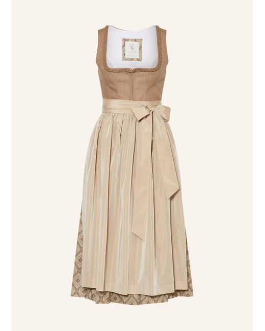 Johann & Johanna Natural Dirndl mit Seide
