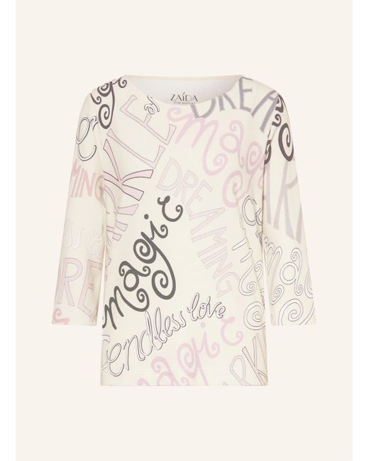 ZAÍDA Natural Shirt mit 3/4-Arm