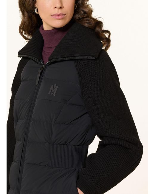 Mackage Black Steppjacke im Materialmix