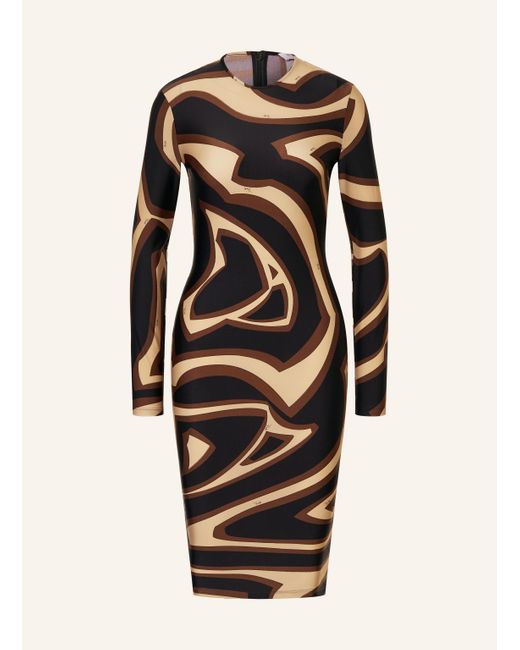 Emilio Pucci Black Etuikleid