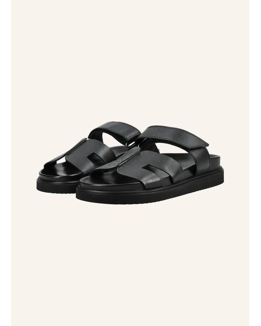 Pavement Black Pantoletten MARU