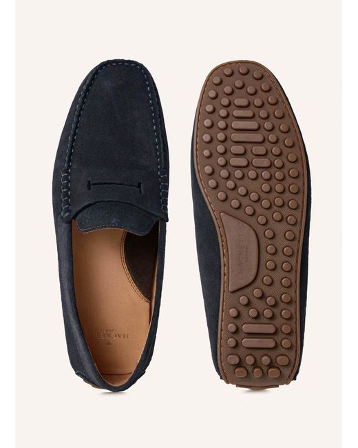 Hackett Loafer DRIVER SADDLE in Blue für Herren