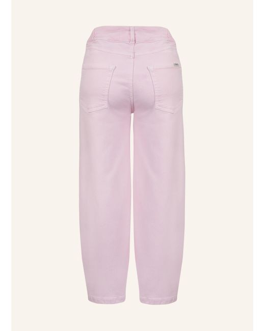 Item M6 Pink Jeans-Culotte CROPPED HIGH RISE DENIM