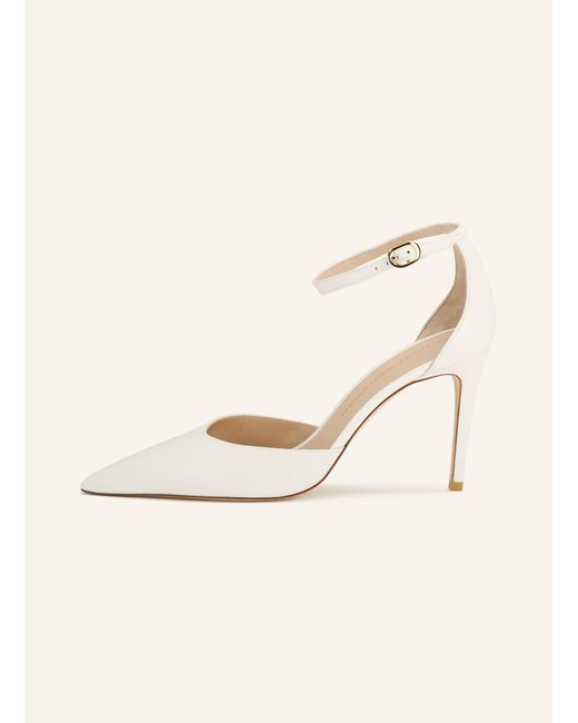 Stuart Weitzman Natural Slingpumps STUART POWER STRAP