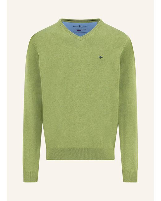 Fynch-Hatton Pullover in Green für Herren