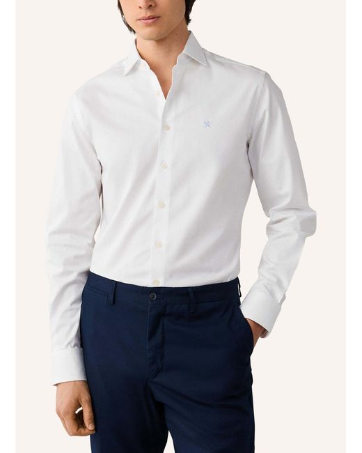 Hackett Freizeithemd ESS TEXTURE in White für Herren