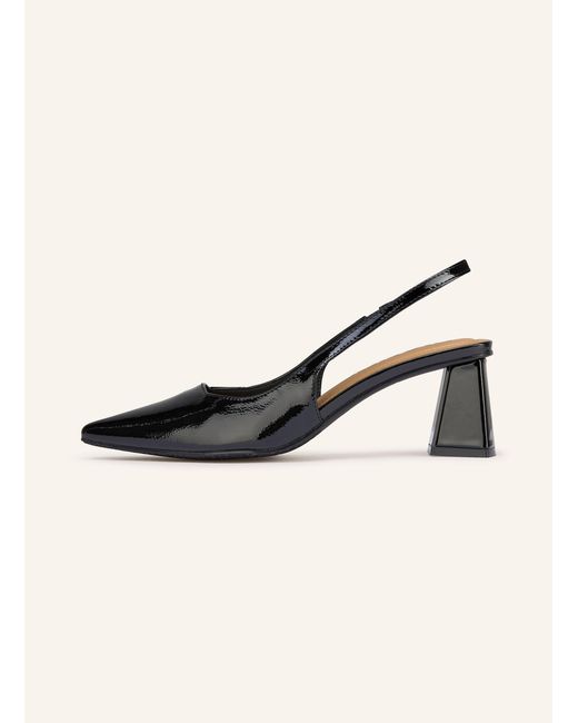 Bianco Black Slingpumps