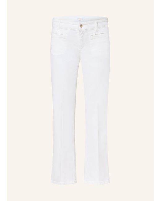 Cambio White Wide Leg Jeans TESS