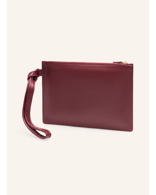 LIE STUDIO Red Clutch CHARLIE
