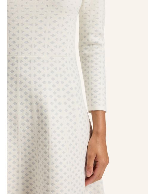 Boss White Gestricktes Kleid C_FAMME_1 Regular Fit